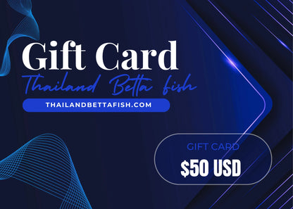Thailand Betta Fish Gift Card